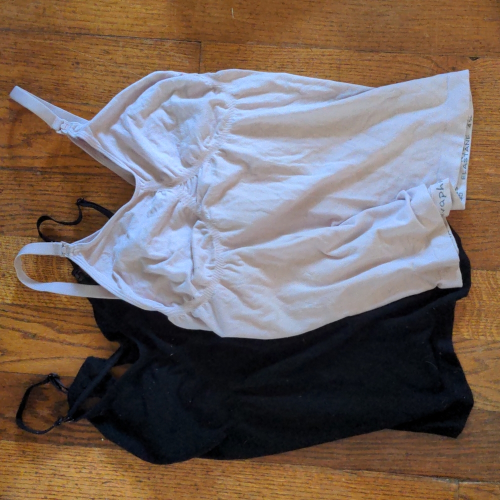Lot of two Seraphine nursing tanks